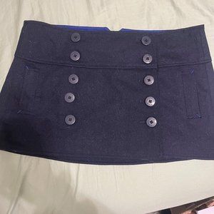 Vintage y2k American Eagle mini skirt navy blue